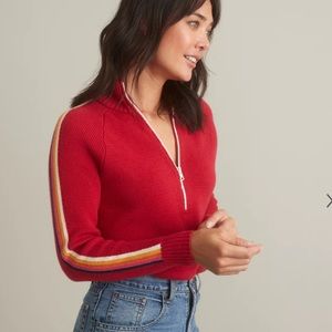Marine Layer Snowbird 1/4 zip Sweater